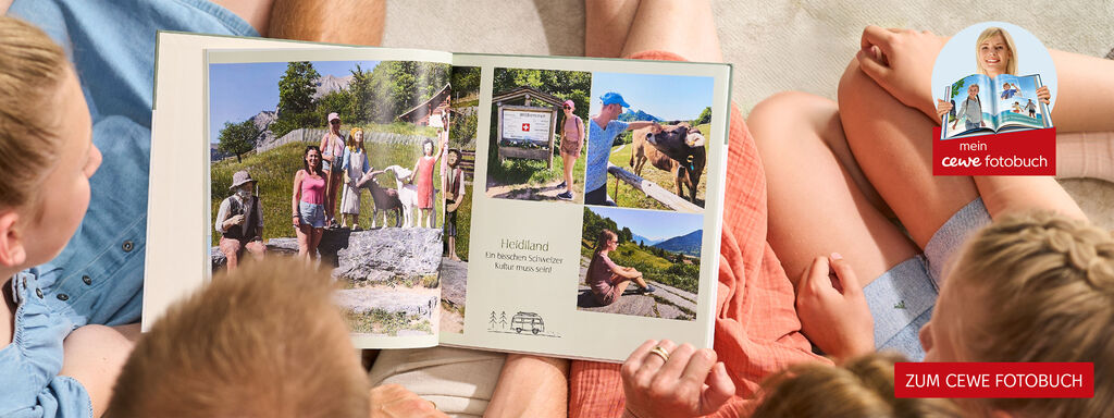 CEWE FOTOBUCH und CEWE Fotoprodukte einfach und schnell erstellen - online, mit der App oder mit der kostenlosen Software von CEWE